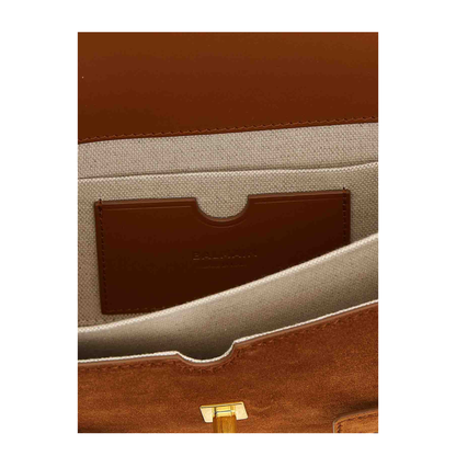 B-Buzz Shoulder 24 Suede Bag - Brown - Image 5