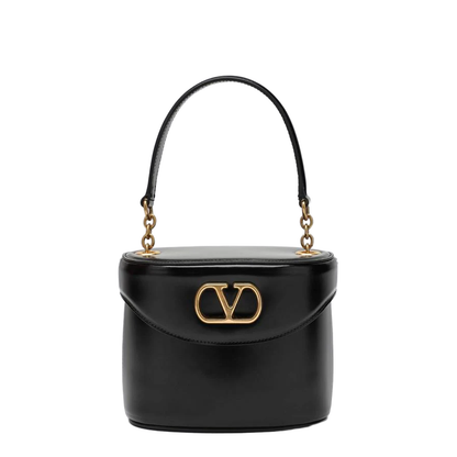 Vanity Shoulder Bag Leather Black - Image 1