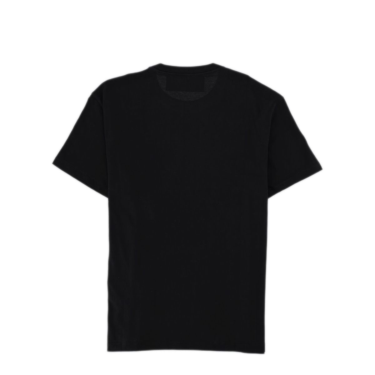 Black Cotton T-Shirt With Vlogo Embroidery - Image 2
