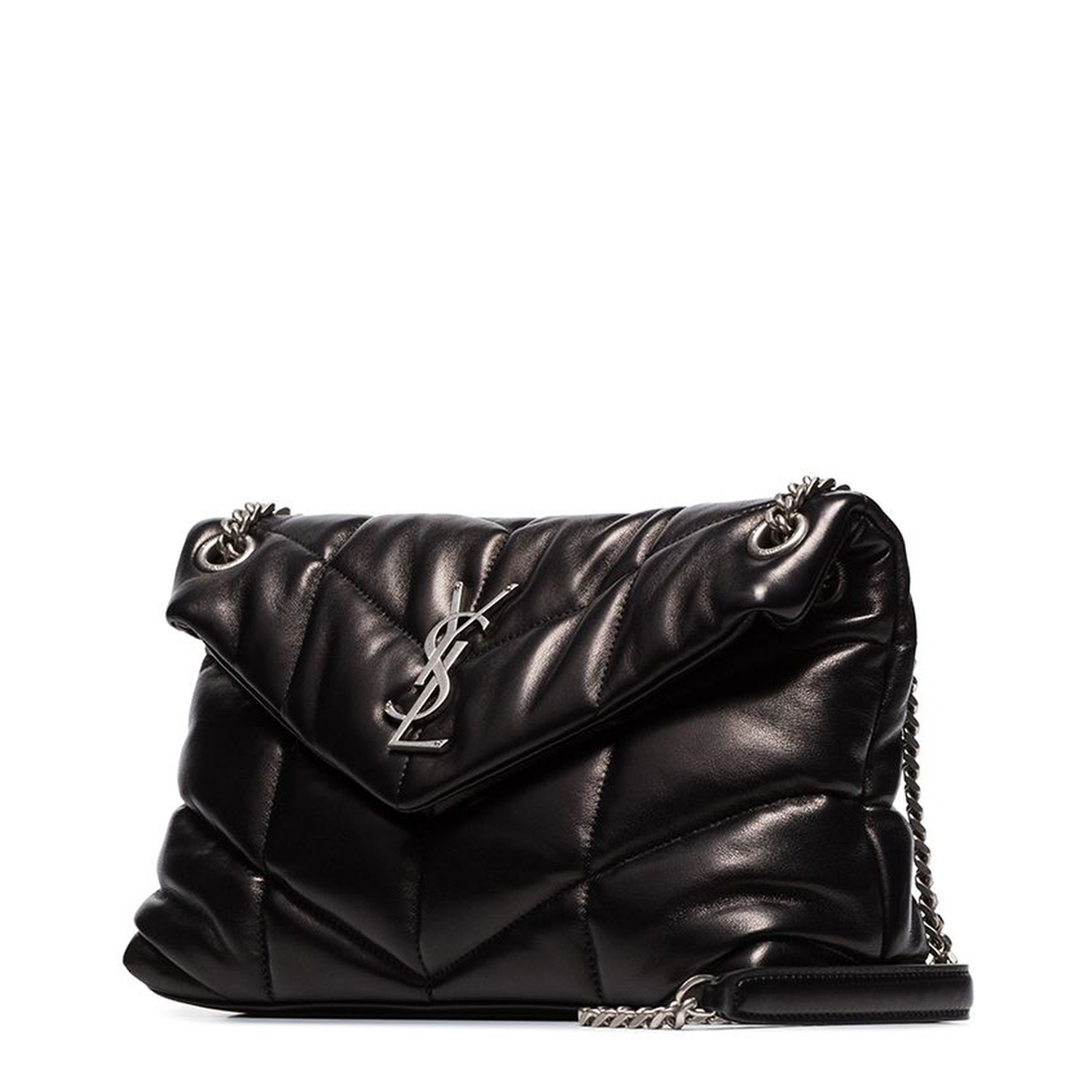 Puffer Small Nappa leather Shoulder Bags - Black - Image 4