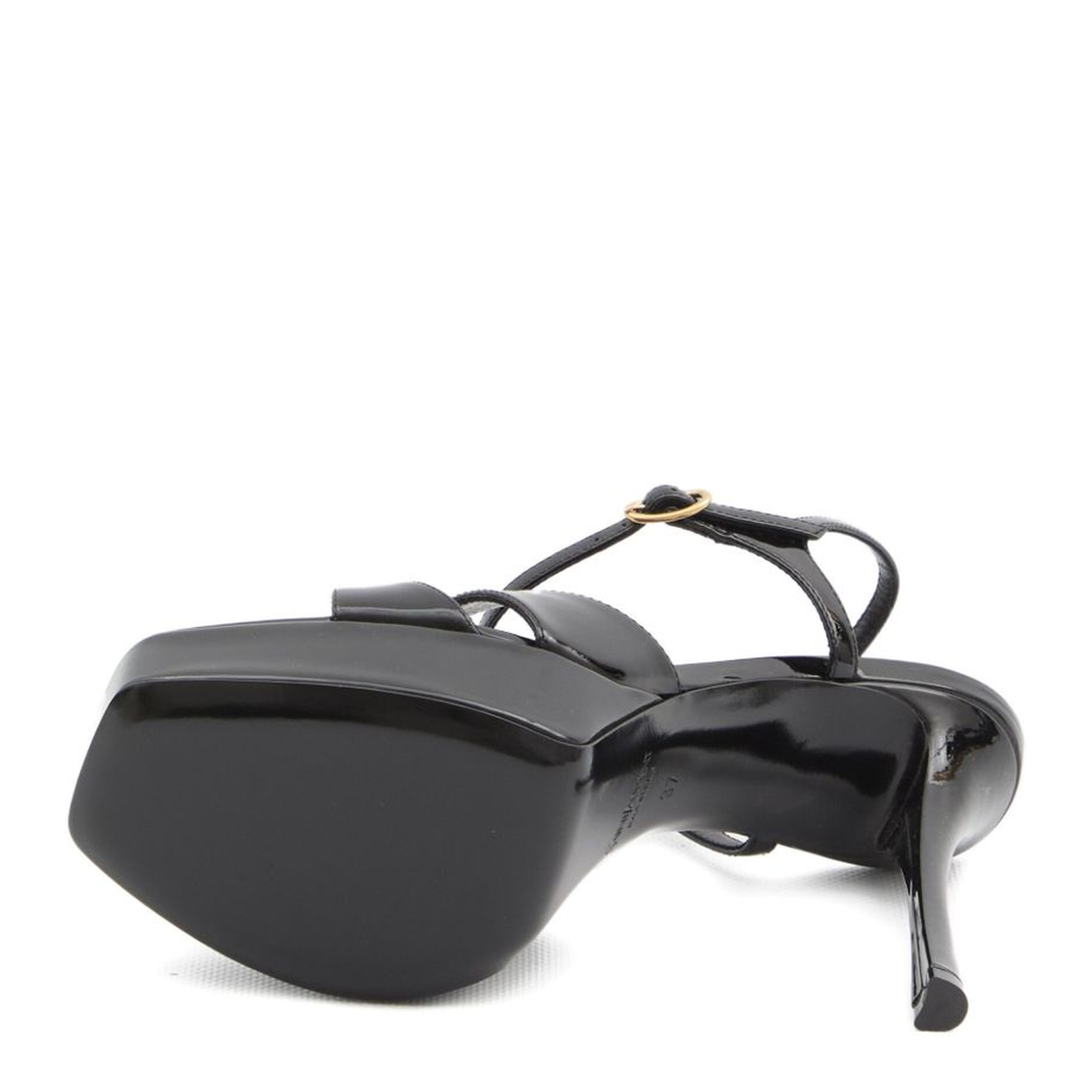 Debbie Platform Sandals in Patent Leather - Image 3