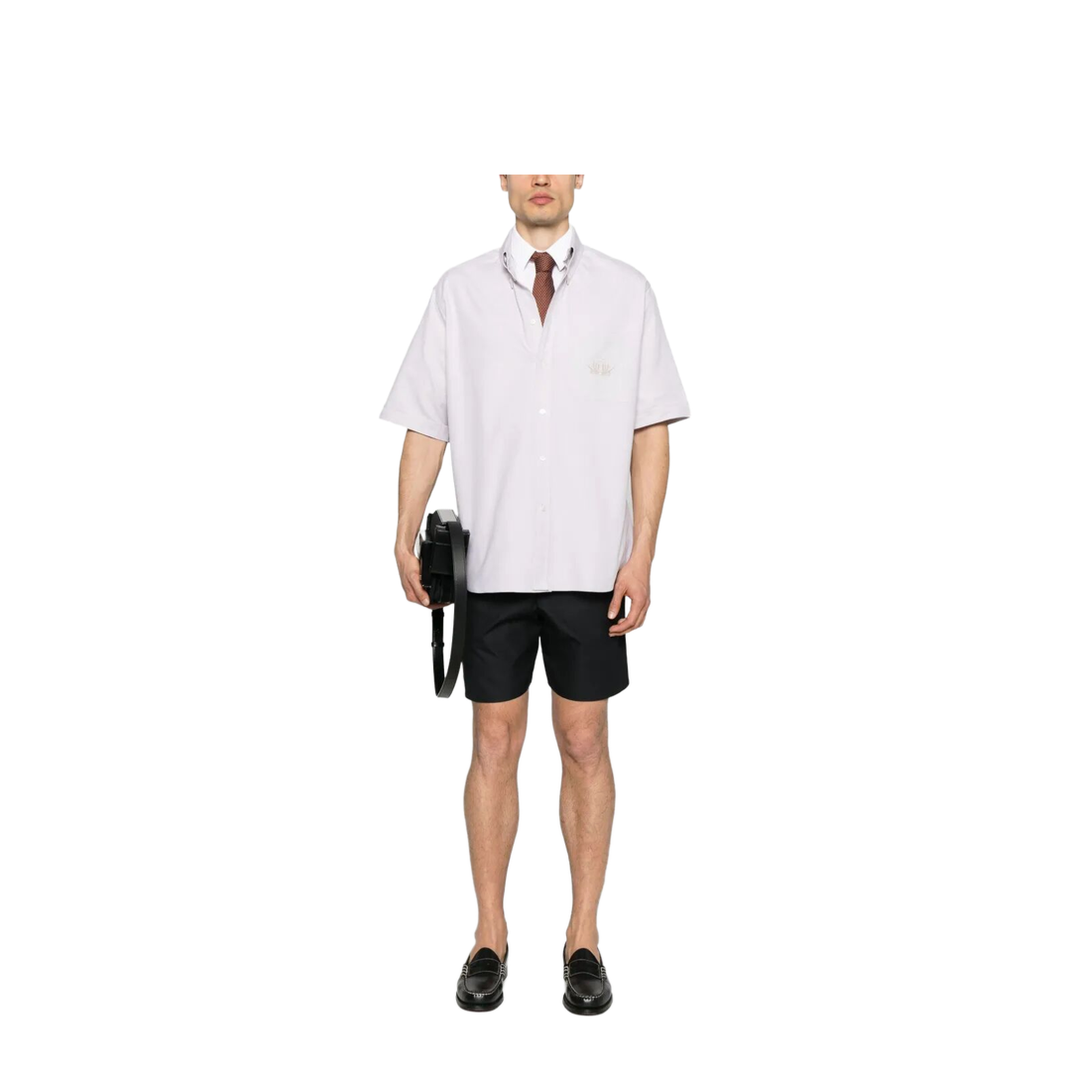 Crest Oxford Cotton Shirt - Image 5