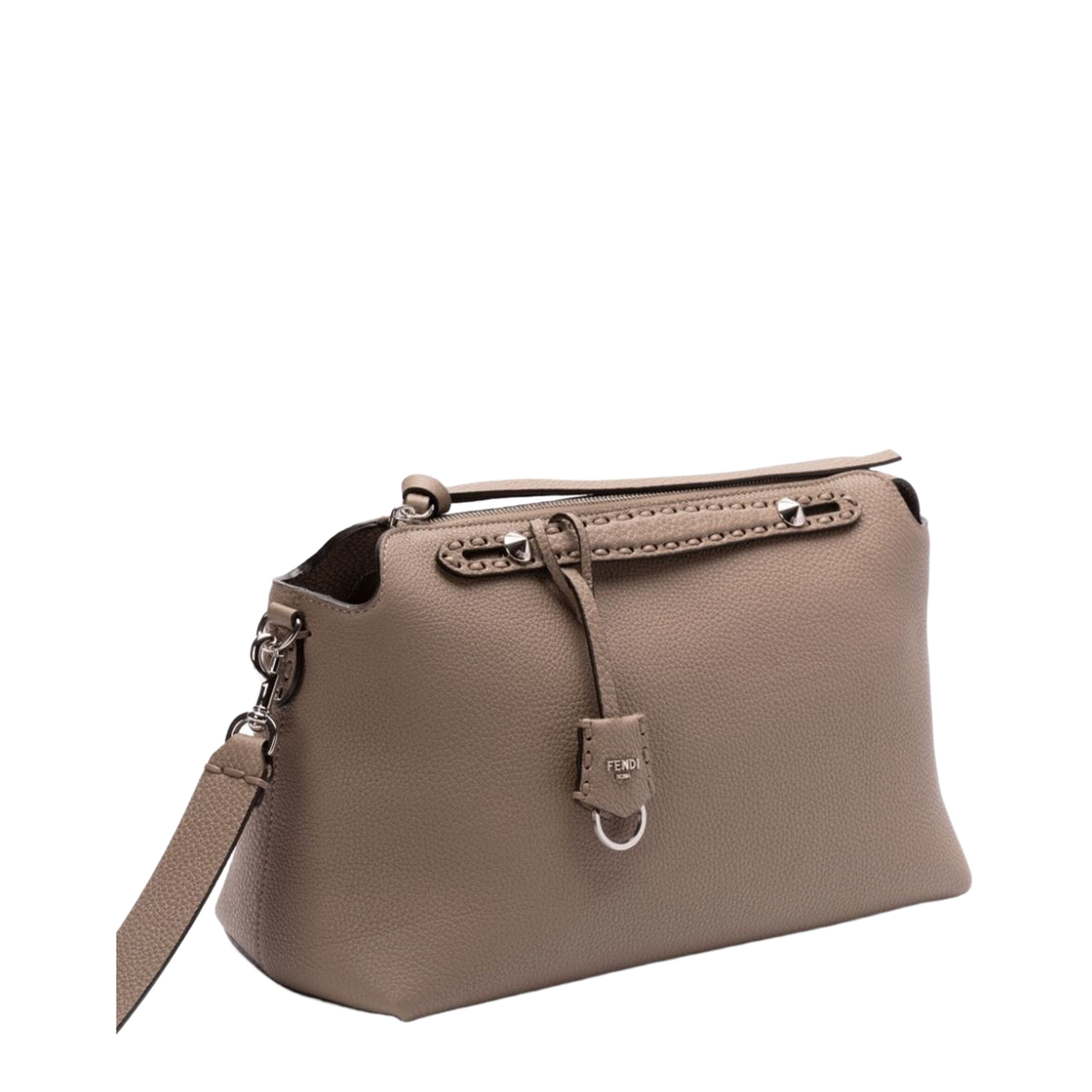 By The Way Selleria Large Calfskin Shoulder Bag - Dove Gray - Image 3