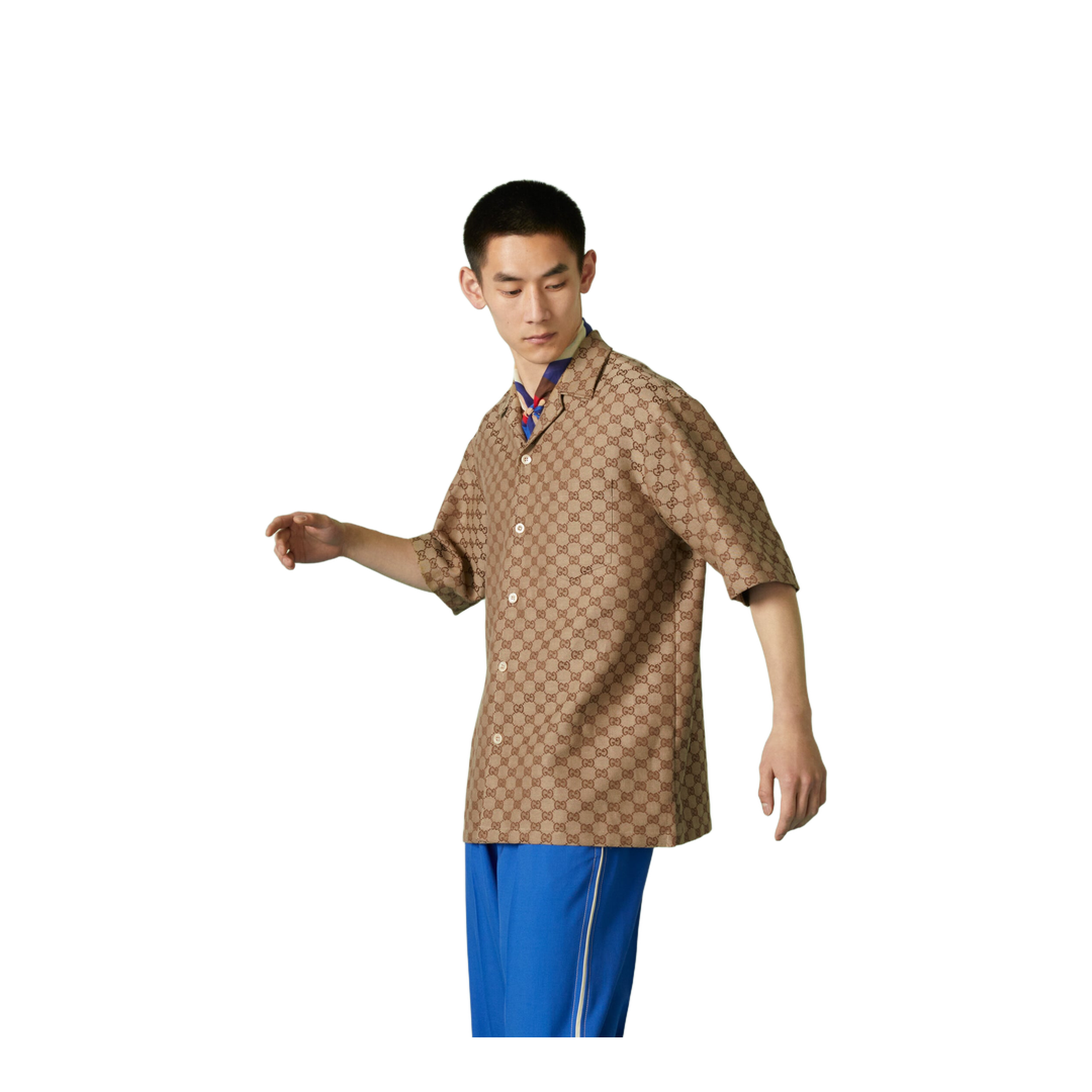 GG Linen Blend Shirt - Image 3