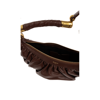 Ébène Medium Calfskin Hobo Bag - Dark Brown - Image 5