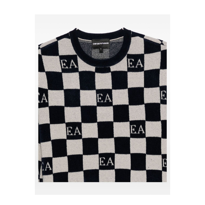 Check Crewneck Sweater - Image 3