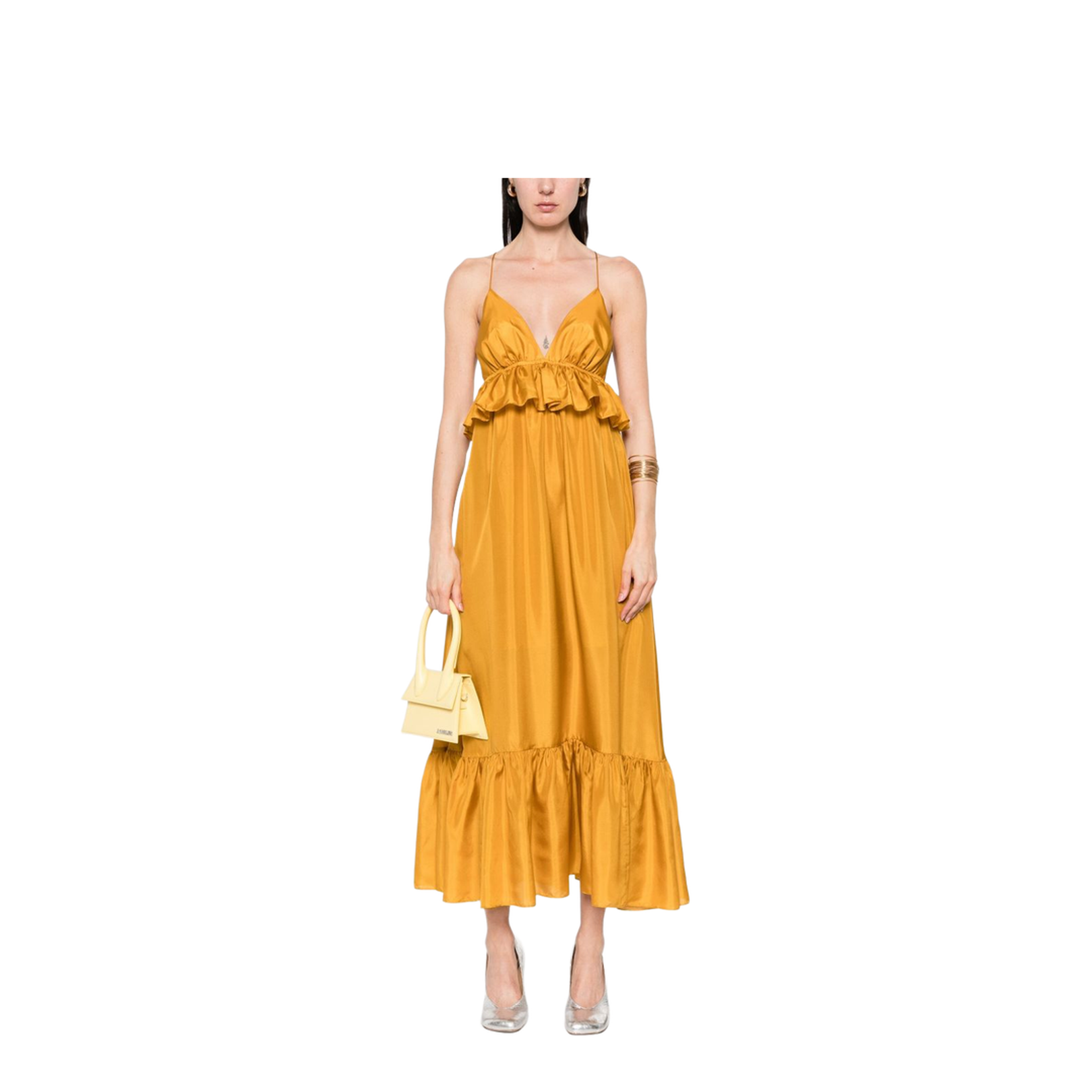 Silk Maxi Dress - Image 5