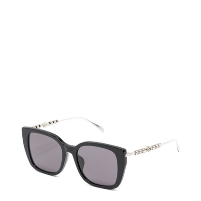 Black Rectangle Frame Sunglasses - Image 3