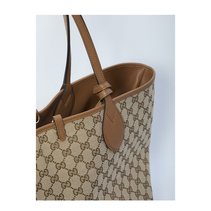 Totissima Large Leather Tote Bags - Brown - Image 4