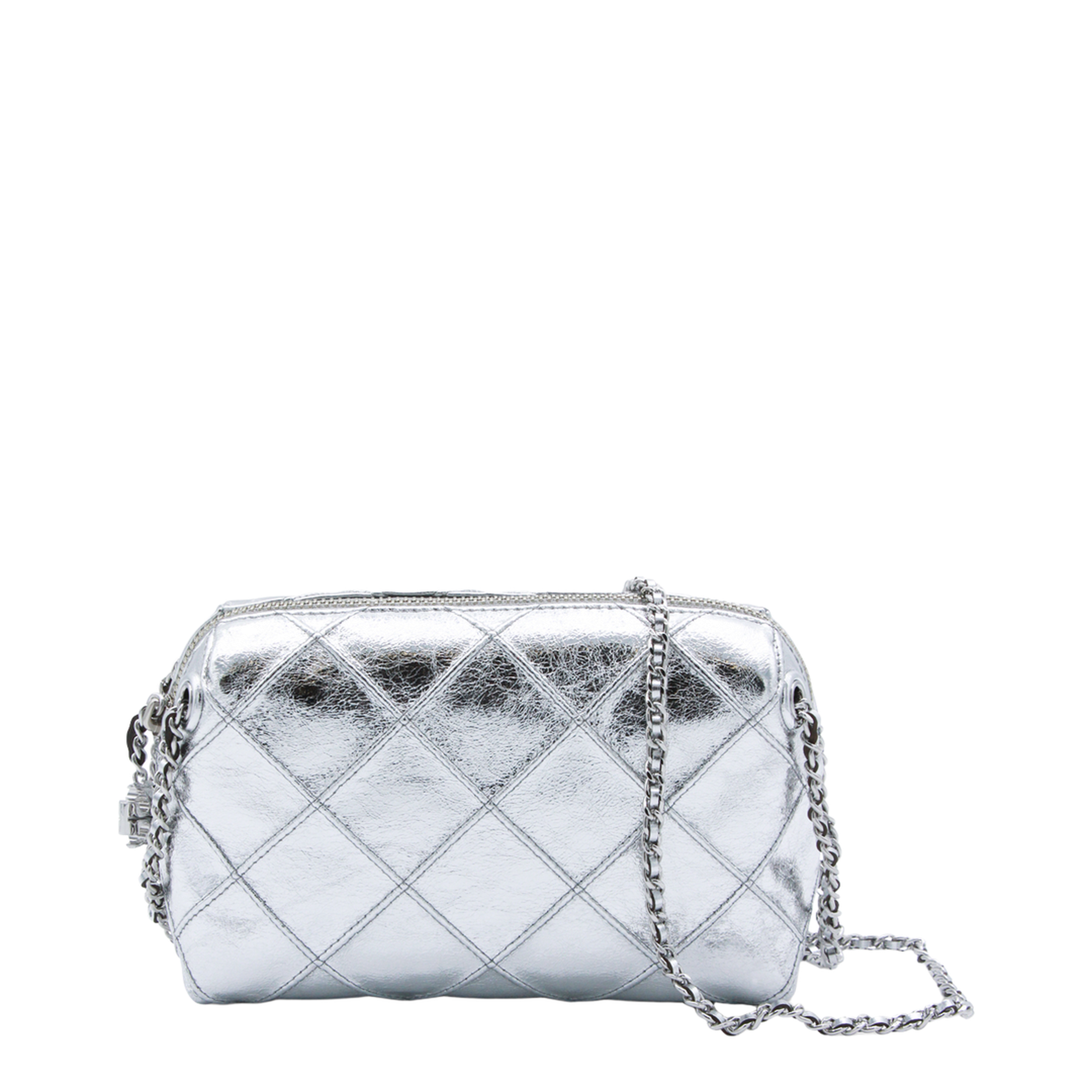 Fleming Metallic Leather Crossbody - Metallic Gold - Image 1