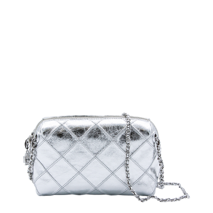 Fleming Metallic Leather Crossbody - Metallic Gold - Image 1