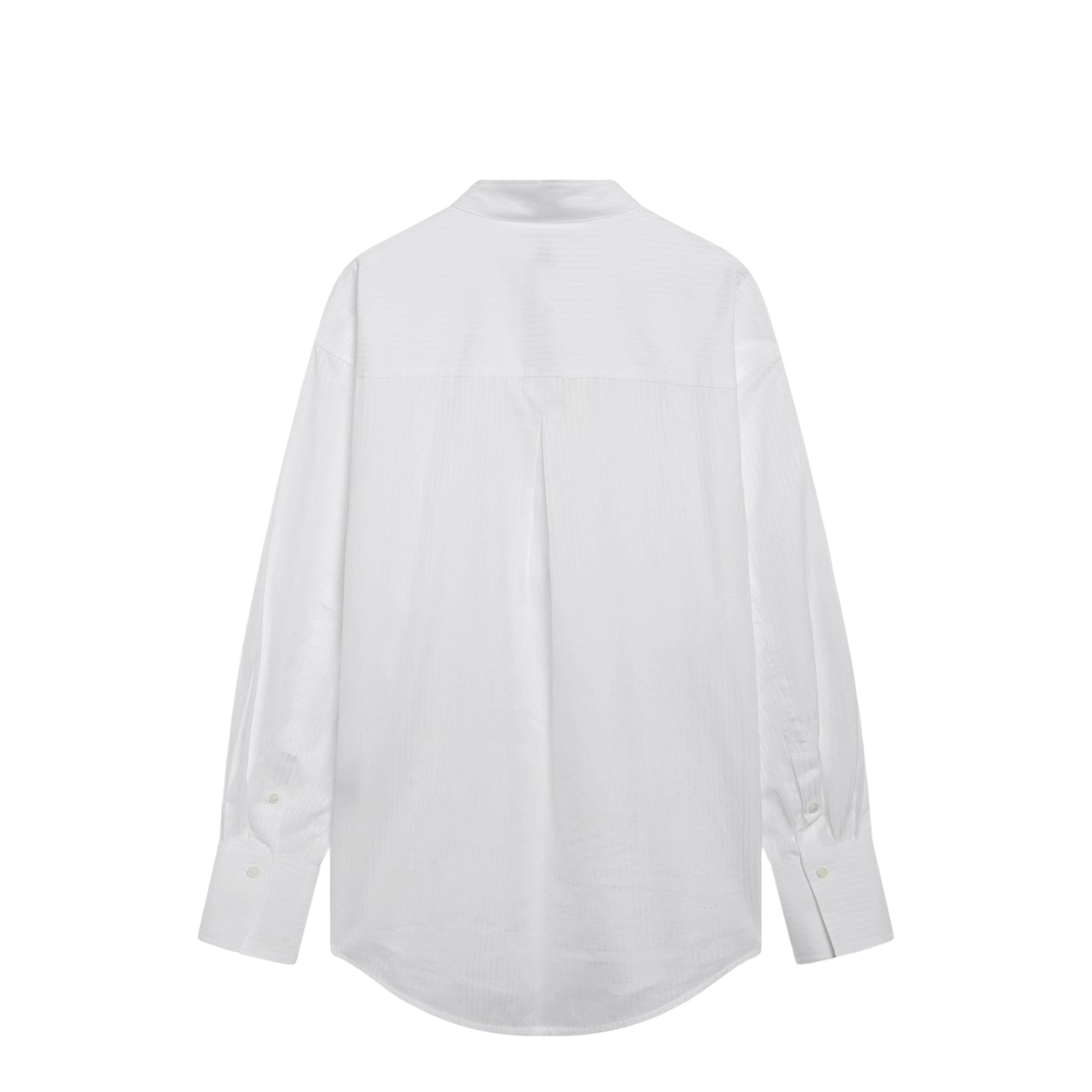 White Oversized Striped Shirt - Image 2