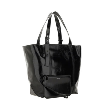 Glossy Leather Tote Bag - Image 3