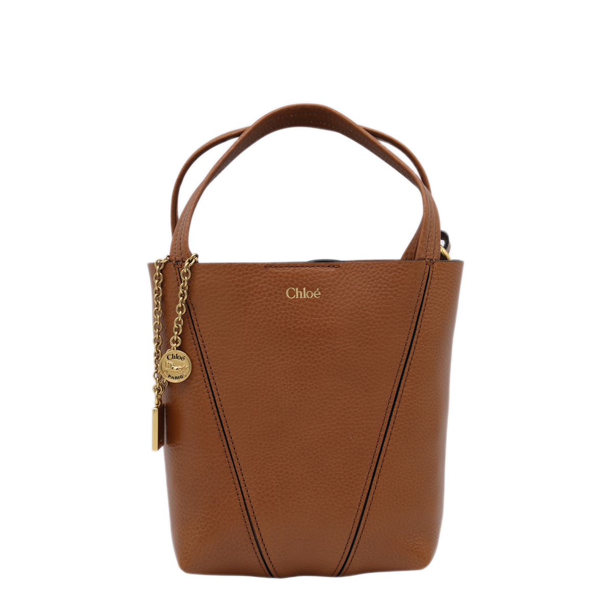 Spin Small Cowhide Tote - Clay Brown - Image 2