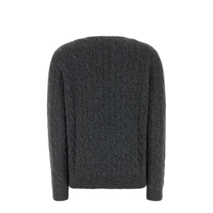 Dark Grey Wool Sweater - Image 2