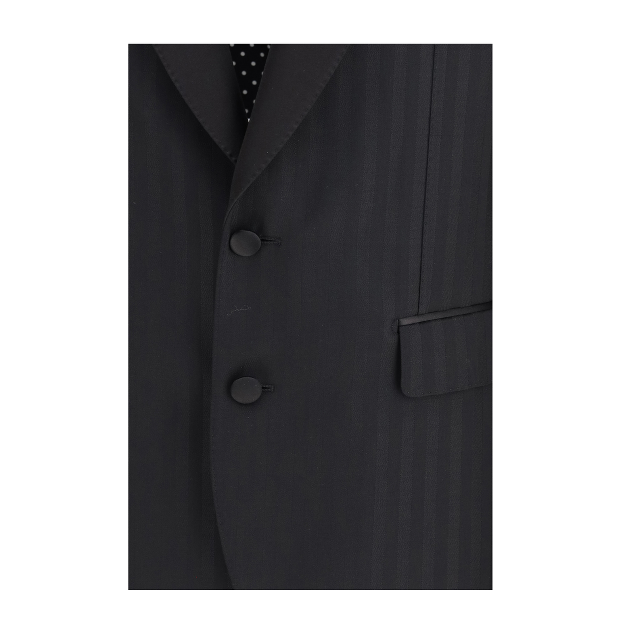 Striped Peak-Lapel Blazer - Image 3
