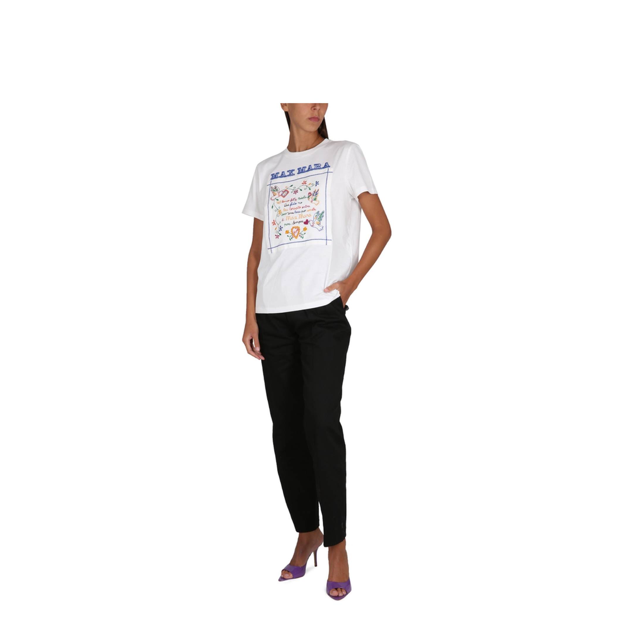 T-Shirt with Embroidery - Image 2