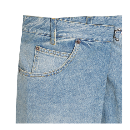 Light Blue Cotton Jeans - Image 5