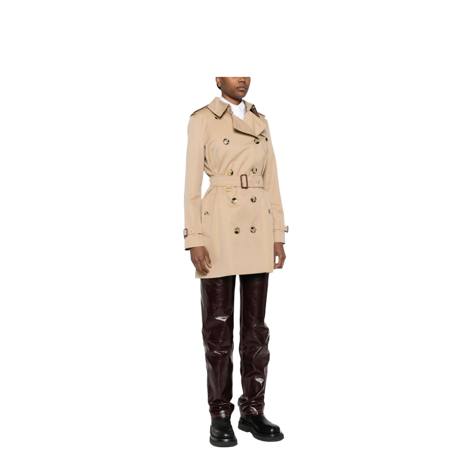 Kensington Cotton Trench Coat - Image 4