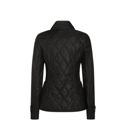 Quilted Jacket In Black - Image 4