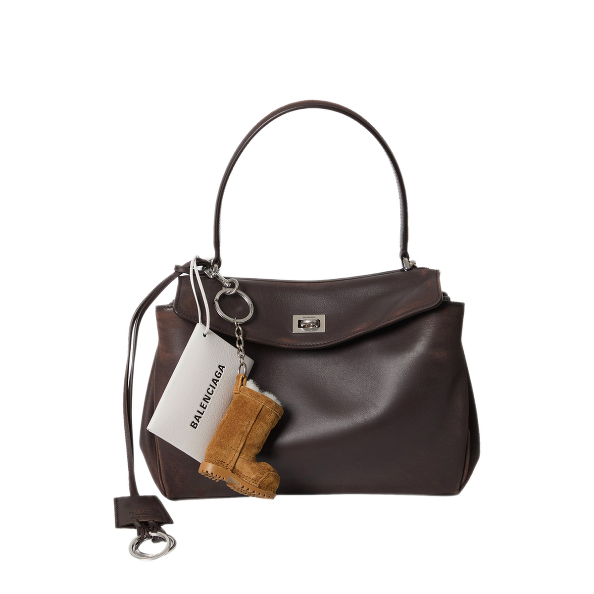 Small Rodeo Bag in Calfskin Leather Espresso - Image 1