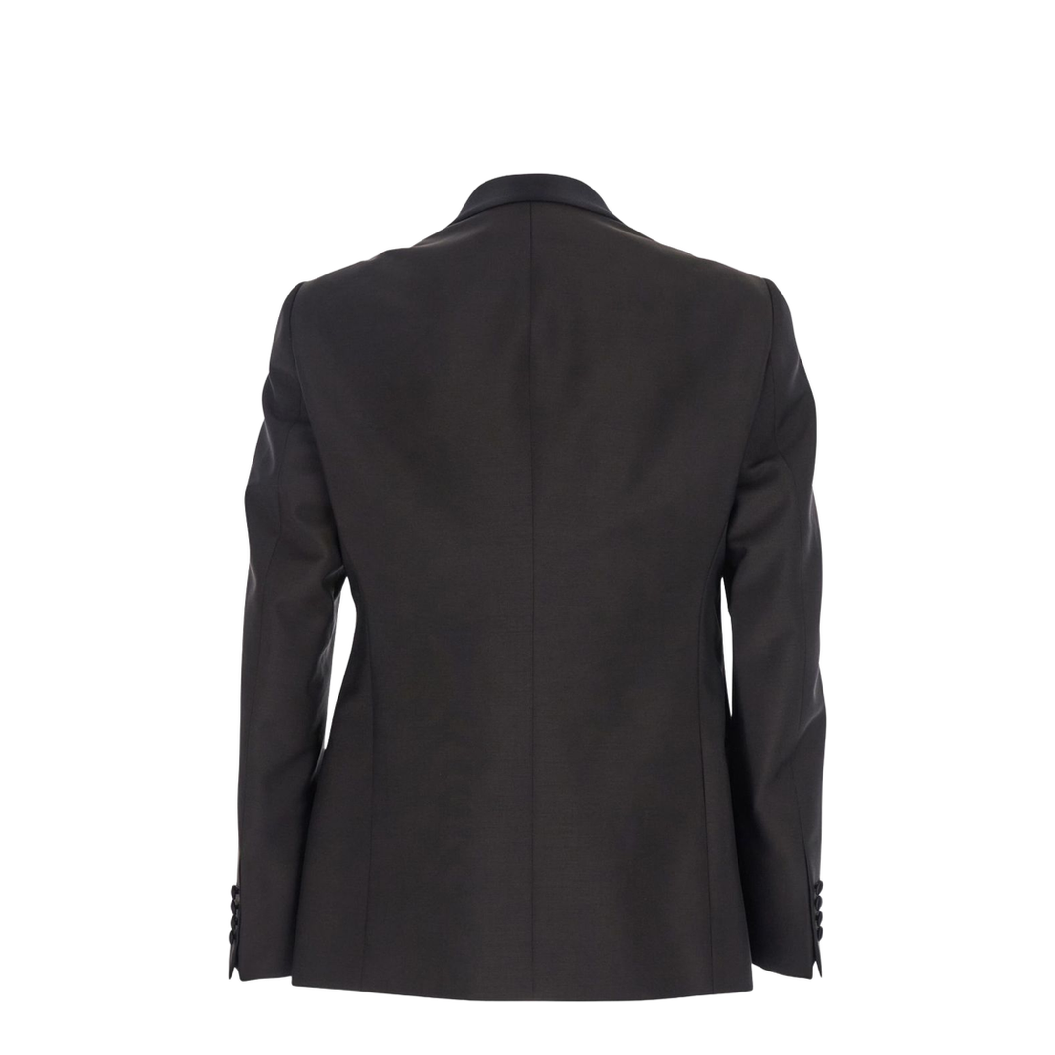 Single-breasted Jacket in Fresh Combed Virgin Wool - Image 2