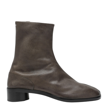 Tabi Ankle Boot in Brown Leather - Image 1
