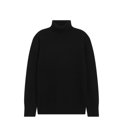 Black Cashmere Turtleneck - Image 1