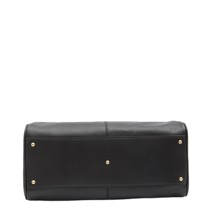 Bowling Bag in Soft Leather Black - Image 3