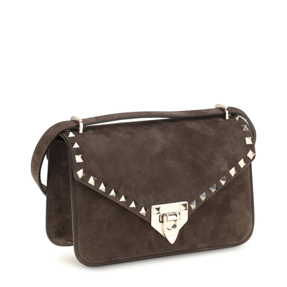 Rockstud Mini Suede Shoulder Bag - Image 2