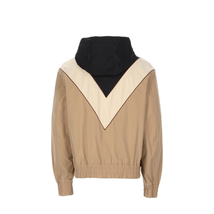 Multicolor Stretch Polyester Bomber Jacket - Image 3