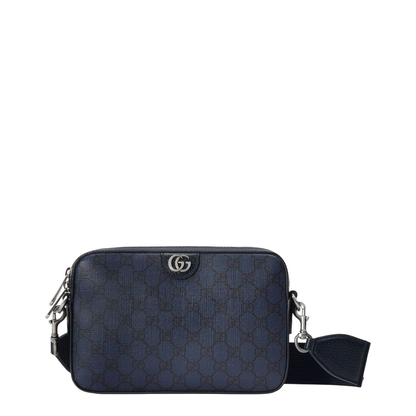 Ophidia Small Nylon Crossbody Bag - Navy Blue - Image 1