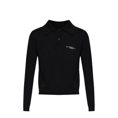 Wool and Cashmere Polo Sweater - Image 1