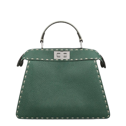 Small Peekaboo Iseeu Tote Bag In Green - Image 1