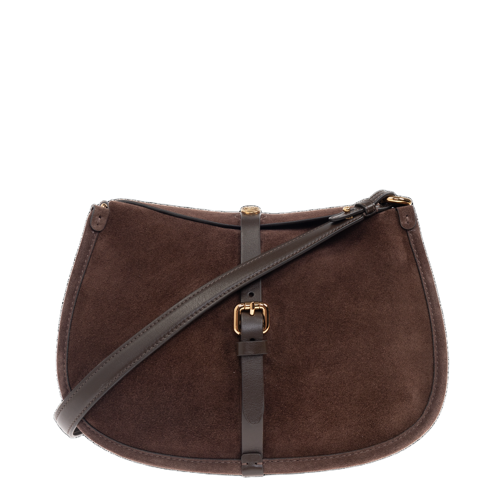 Suede Shoulder Bag - Image 1