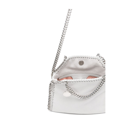 Falabella Tiny Polyester/Polyurethane Tote - Airlite Pearl Grey - Image 2