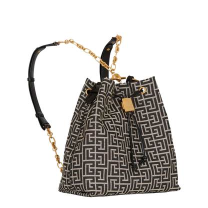 Pulse Monogram Jacquard Backpack - Black - Image 3