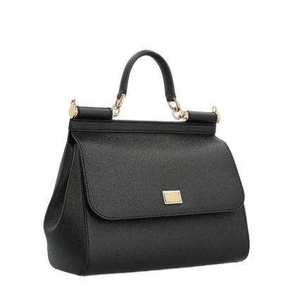 Sicily Grand Calfskin Handbag - Noir - Image 2
