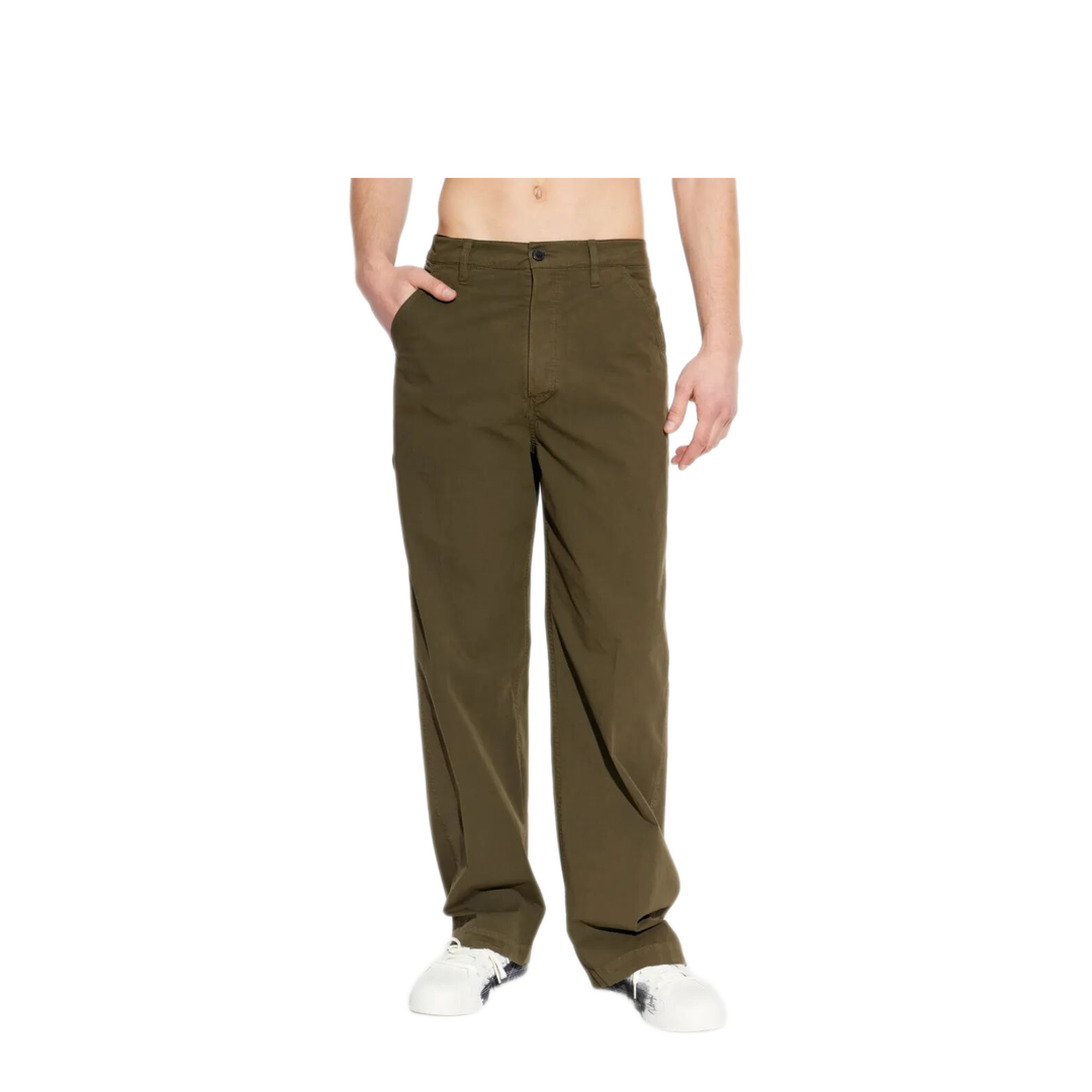 Cotton Trousers with Side Pocket - Image 4