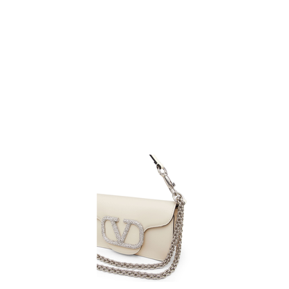 V-Logo Ivory Handbag - Image 6