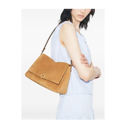 Medium Suede Shoulder Bags - Brown - Image 2