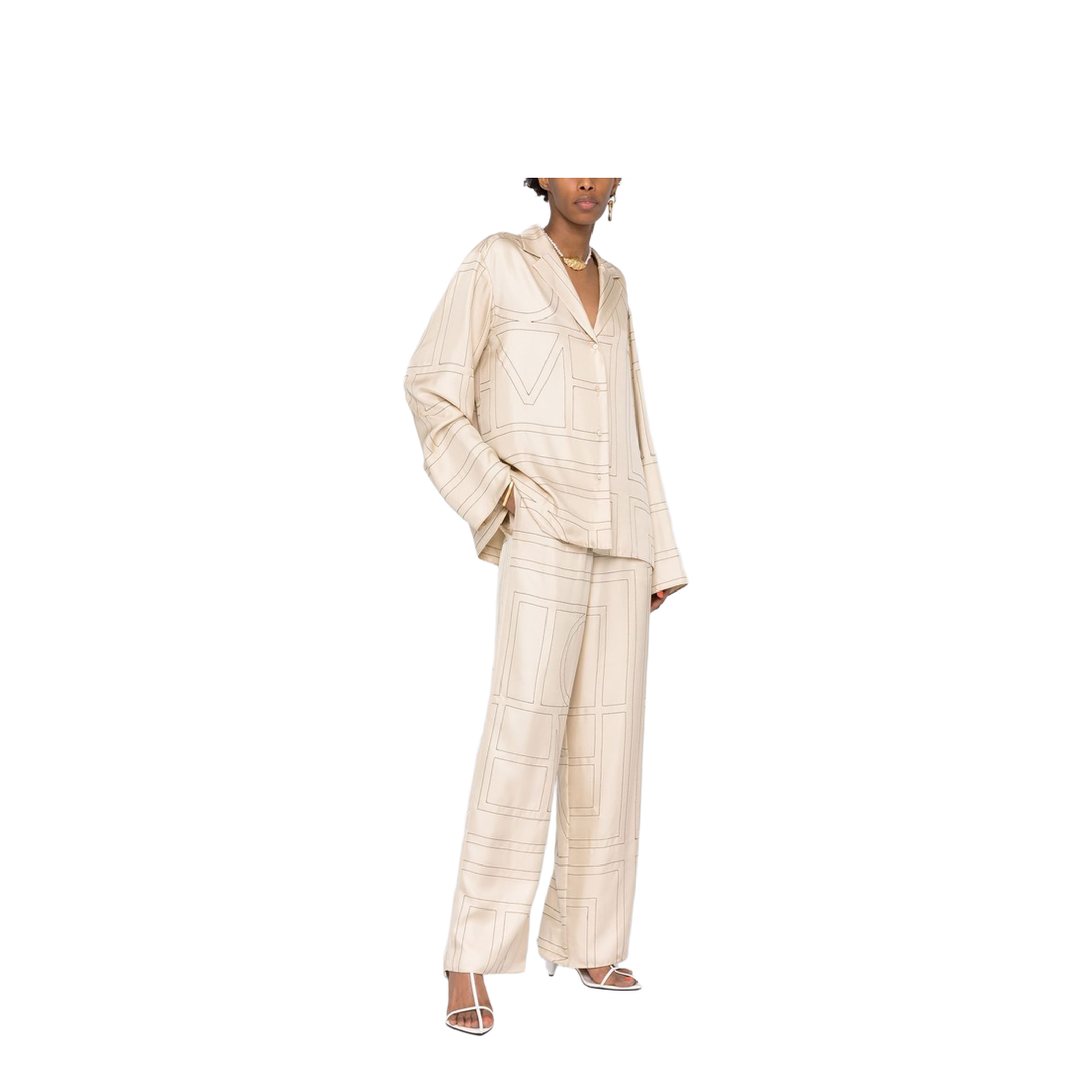 Beige Monogram Shirt - Image 2