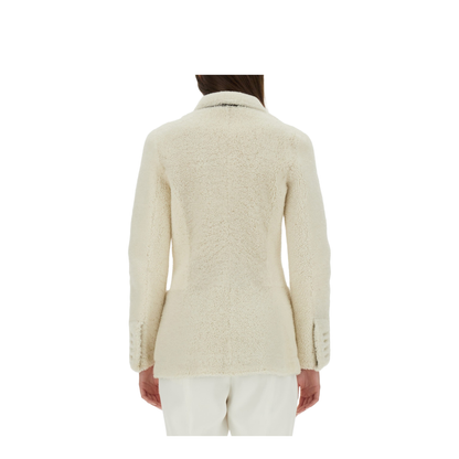 White Wool Coat - Image 7