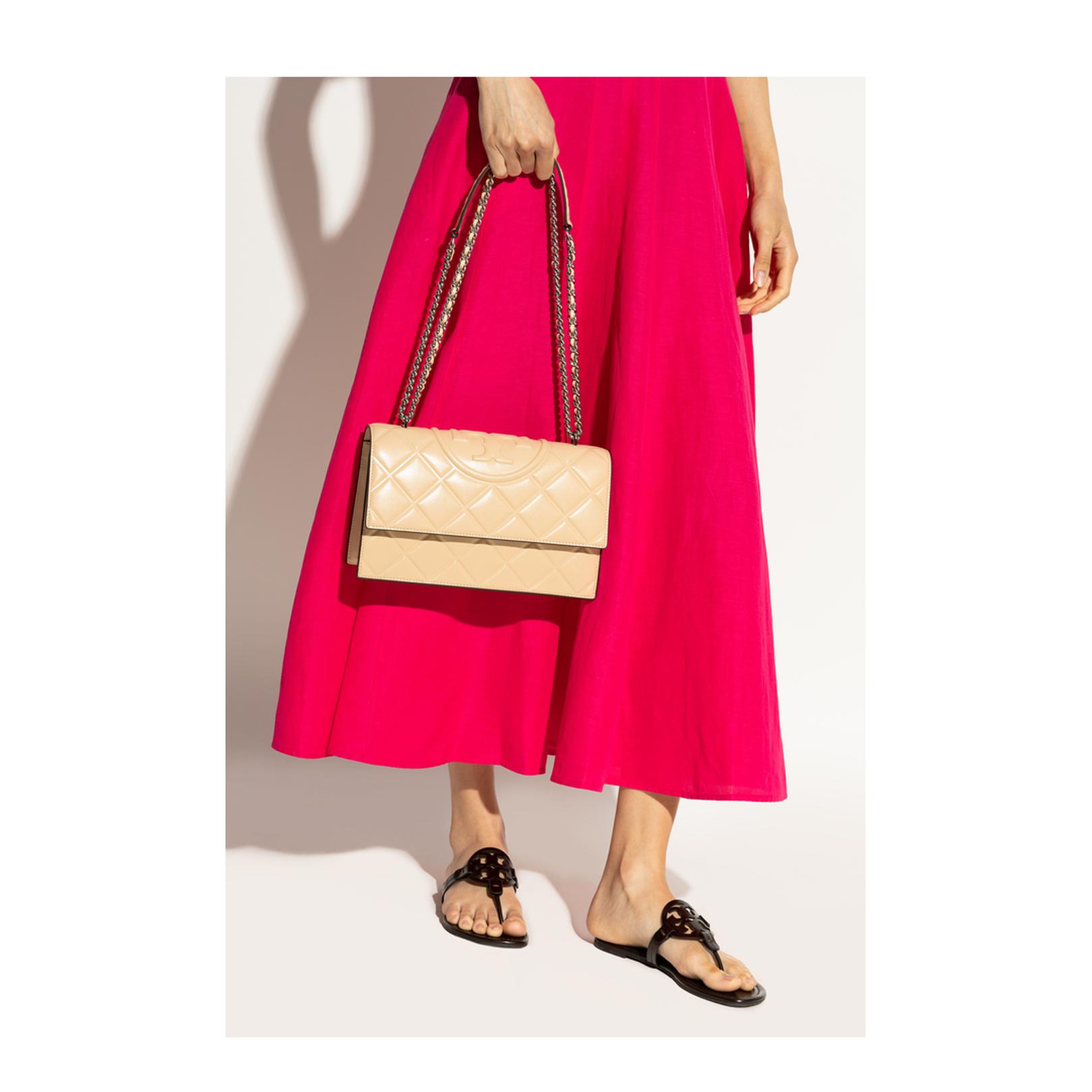 Shoulder Bag Fleming Light Brown - Image 2