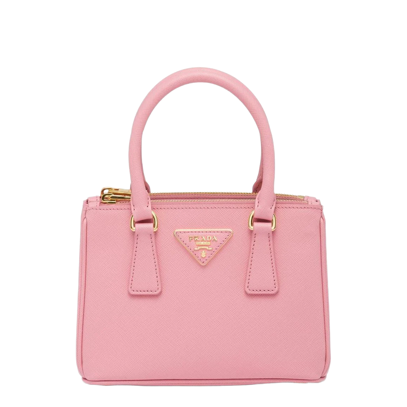 Gallery Saffiano Mini Satchel Bag Leather Pink - Image 1