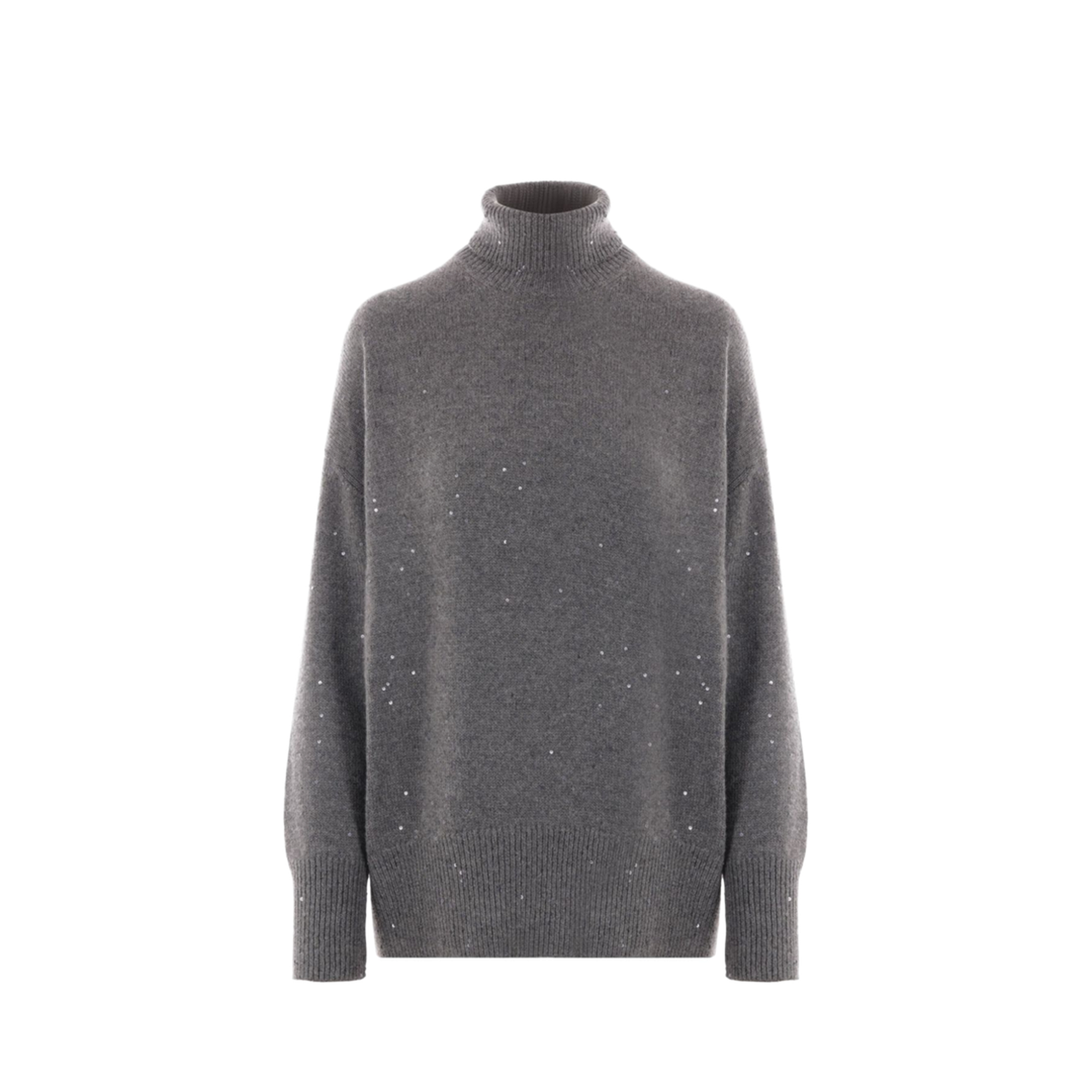 Cashmere And Silk Turtleneck Sweater - Image 1