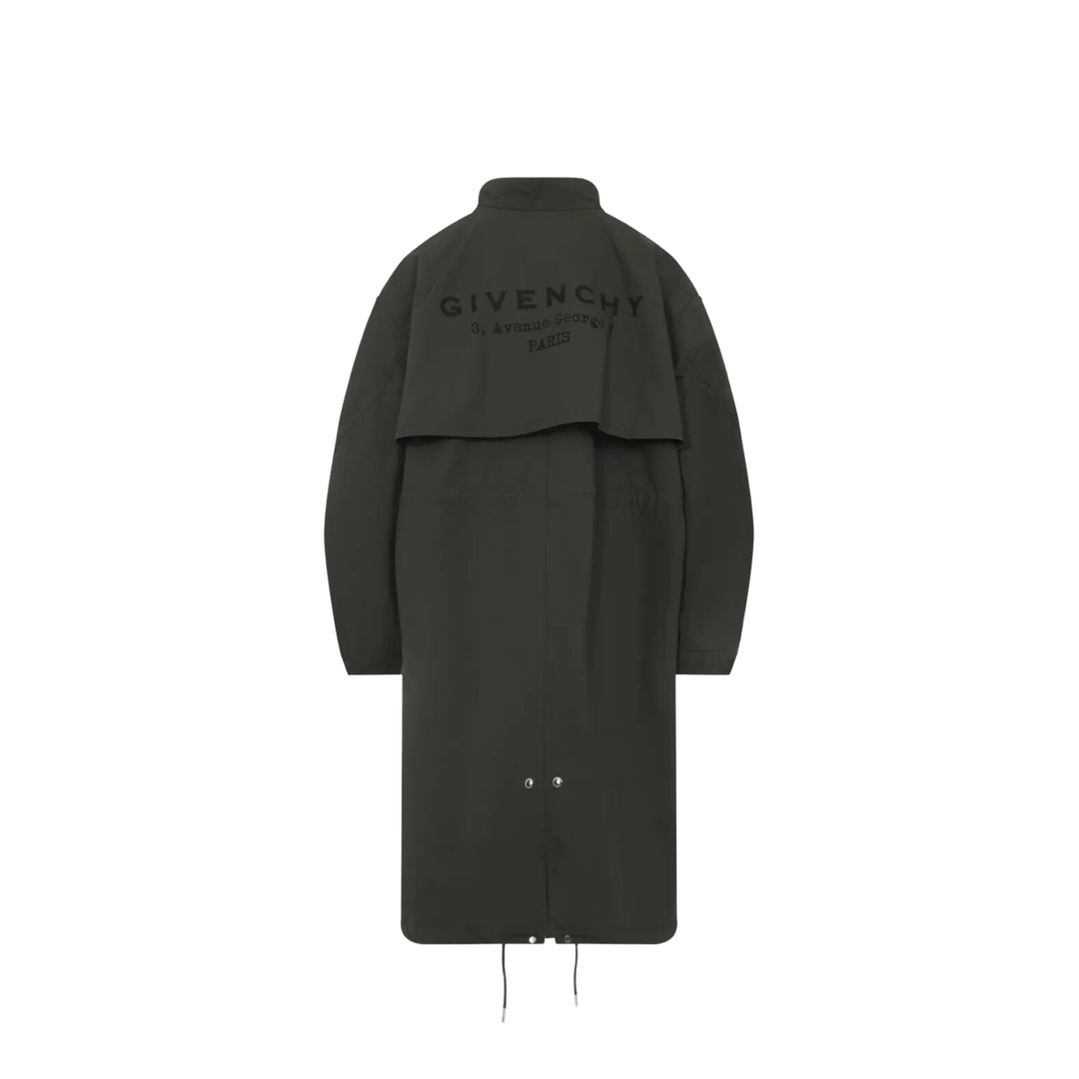 Cotton Parka with Stamp Print - Image 2