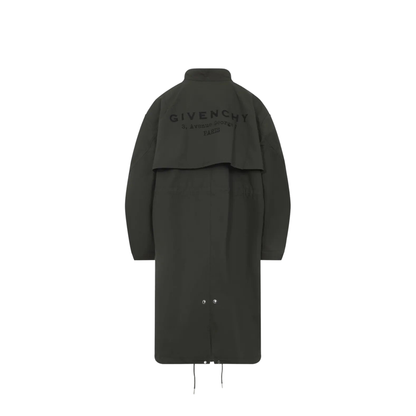 Cotton Parka with Stamp Print - Image 2