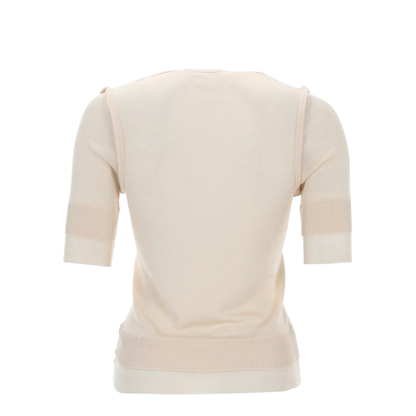 Trompe L'Oeil Viscose And Silk Top - Image 3