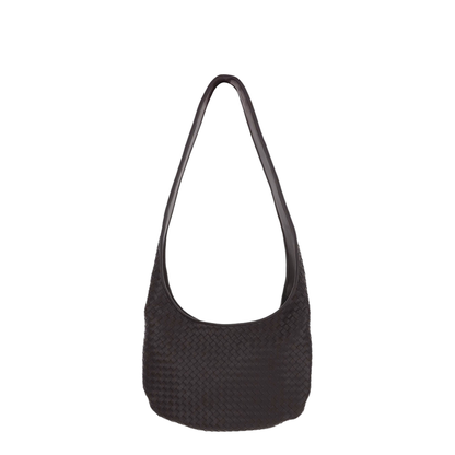 Veneto Medium Lambskin Shoulder Bags - Brown - Image 1